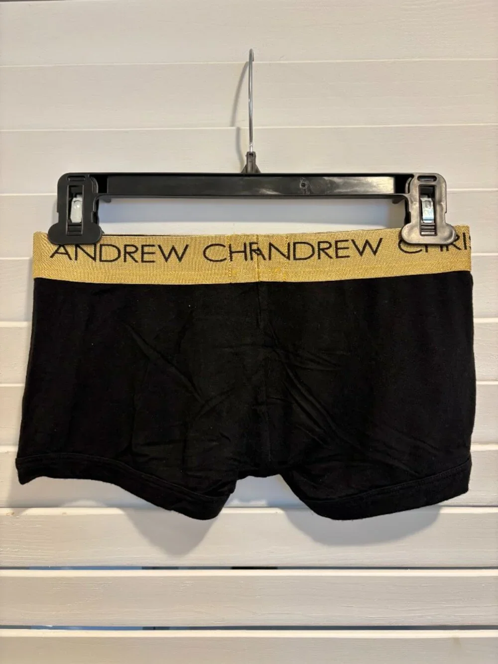 Andrew Christian Trunk - Black/Gold
